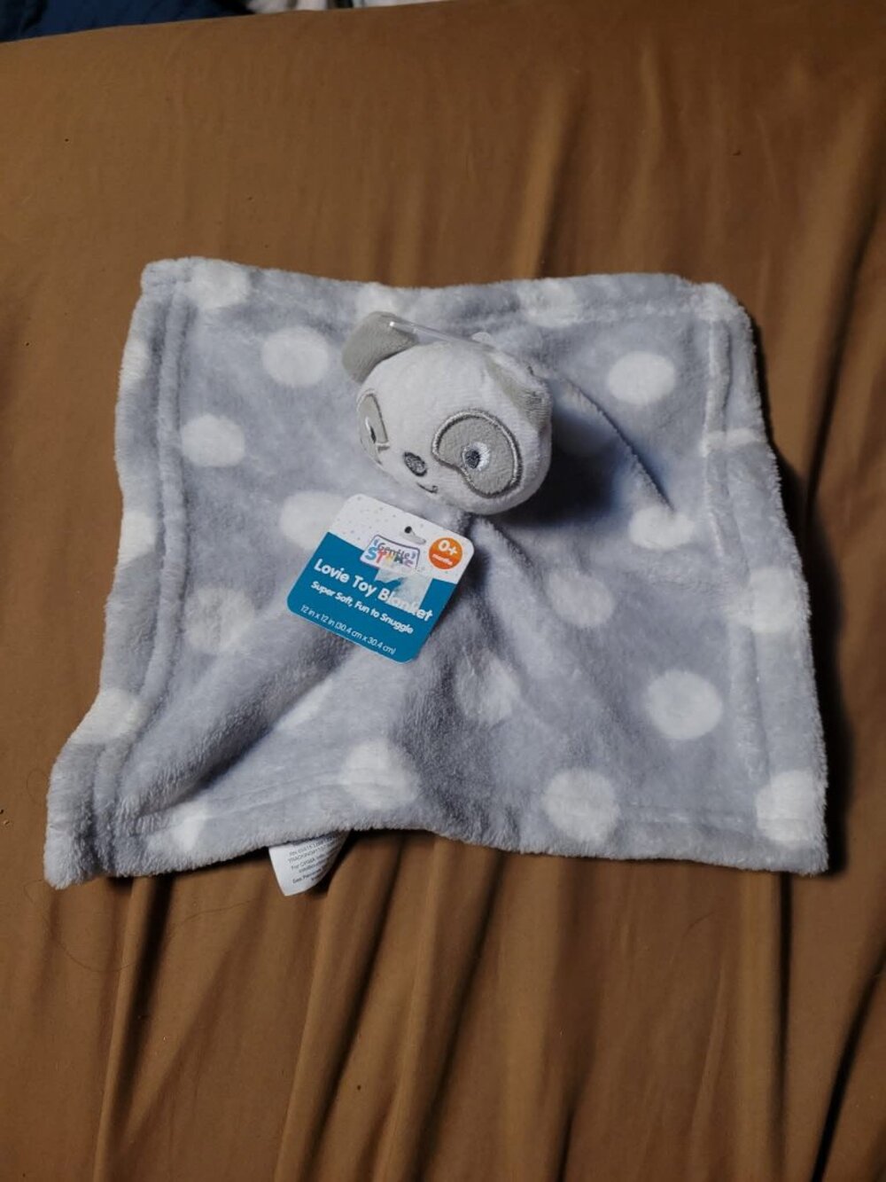 new GENTLE STEPS LOVIE TOY BLANKET panda bear